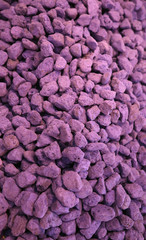background of purple rocks