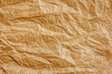 Obraz premium wrinkled brown paper texture