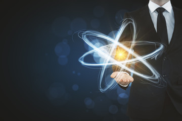 Creative atom backdrop