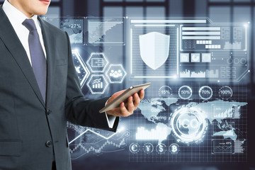 Technology and finance concept