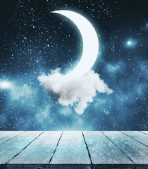 Creative moon background