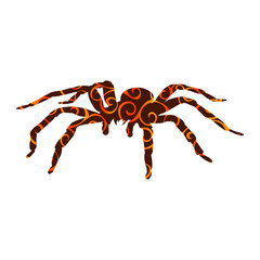 Spider monster pattern silhouette ancient mythology fantasy