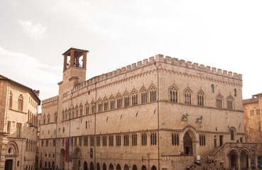 Priori Palace in IV Novembre square also called Piazza Grande