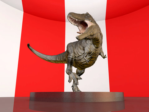 Tyrannosaurus Rex im Museum