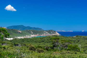 View of Tidal River on Wilsons Promontory National Park in South Gippsland, Australia