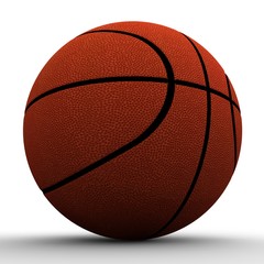 Obraz premium 3d image. Basketball ball.