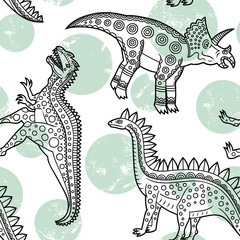 Dinosaurs_pattern/Dinosaurs seamless pattern.