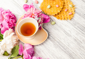 Tea in the Shabby Chic style