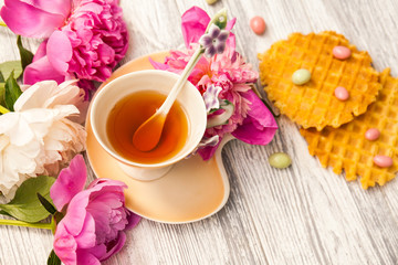 Tea in the Shabby Chic style