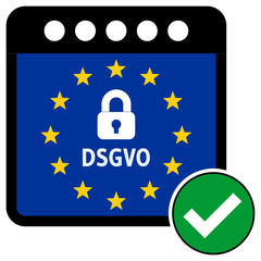 ebbn29 EuropeBannerBlueNew ebbn - Kalender: DSGVO Check - Datenschutzerkl&auml;rung - Zertifizierung - EU Datenschutz-Grundverordnung - Vorh&auml;ngeschloss - Quadrat - 1zu1 xxl g6129