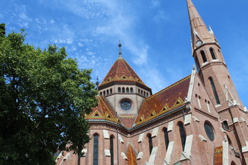 Fototapeta premium Temple calviniste de Szilágyi Dezső tér