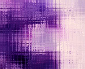 Violet square glass art. Abstract background template for flyer, poster, banner, invitation, business cards and printed matter. Creative pattern for decoration design production. Artistic wallpaper.