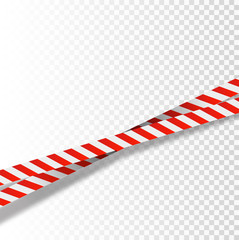 Red and white stripes set. Warning tapes. Danger signs. Caution ,Barricade tape, Do not cross, police, scene barrier tape.