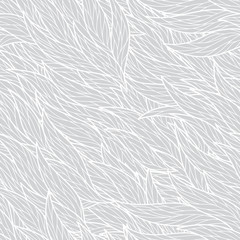 Seamless abstract hand-drawn waves pattern, wavy background.