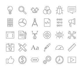 App development set.