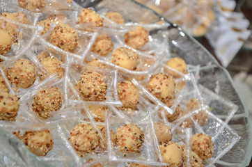 Doces finos de festa