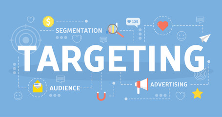 Targeting concept illustration.