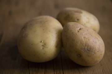 patate di agricoltura biologica