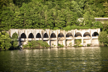 Fototapeta premium offener Autotunnel