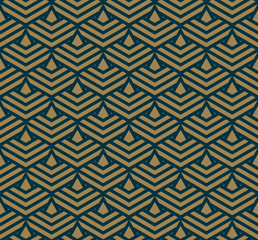 Abstract geometric pattern with lines, rhombuses A seamless vect