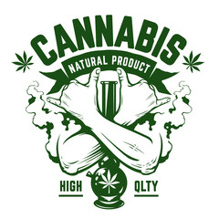 Cannabis Vector Emblem