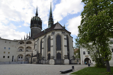 Schlosskirche und Schlosshof, Wittenberg