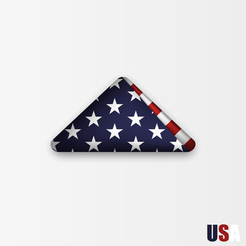 Folded flag sale