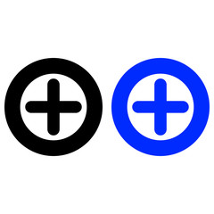 Fototapeta premium Add vector icon