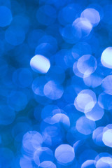 Blue and white bokeh medium small