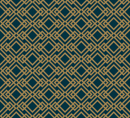 Abstract geometric pattern with lines, rhombuses A seamless vect