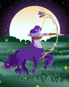purple huntress dryad centaur 