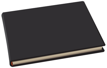 Book-album black cover