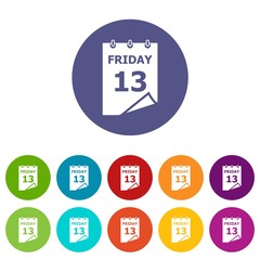 Friday calendar icon. Simple illustration of friday calendar vector icon for web