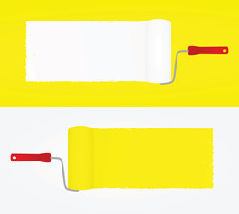 Paint trail. vector illustration