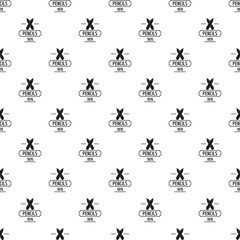 Pencil pattern vector seamless repeat for any web design