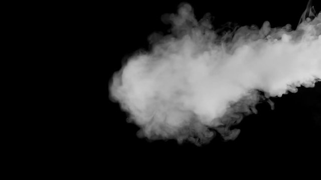 Fire Smoke from Bottom Up Black Background