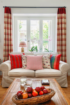 Living room interior, english - country syle.