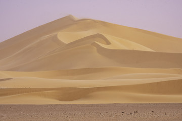 Big dunes in Grand Erg Occidental in Sahara desert, Algeria
