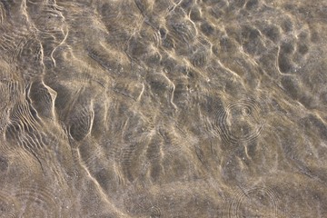 Fototapeta na wymiar Ripples in the ocean