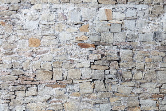 texture wall of granite stones