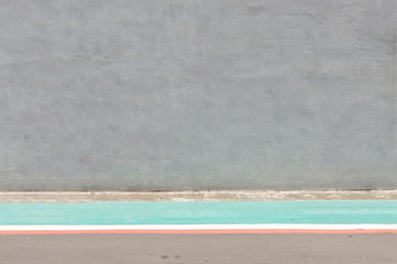 street wall background ,Industrial background, empty grunge urban street with warehouse brick wall