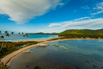 La playa gemela  Nacpan, El Nido