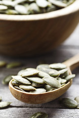pumpkin seeds close-up