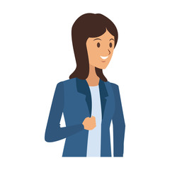 Young woman cartoon vector illustration graphic design