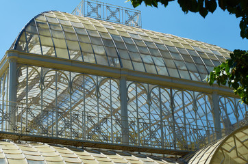 Fototapeta premium Tepidarium roof, Horticultural Garden of Florence, Italy