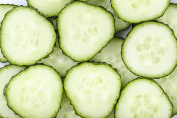 fresh cucumber as a background