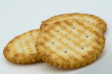 Cookie food snack biscuit white pastry sweet cracker delicious child breakfast meal tasty round appetizer