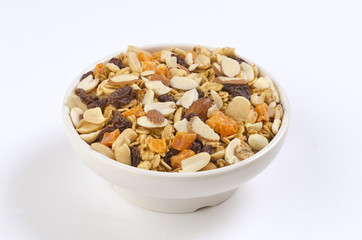 Granola cereal bowl