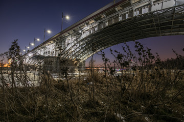 Warsaw by night