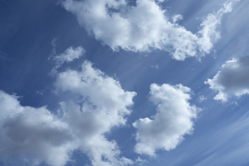 blue sky background with clouds